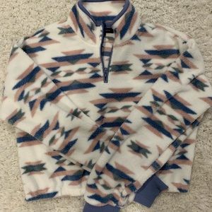 Fluffy Pacsun cropped sweatshirt